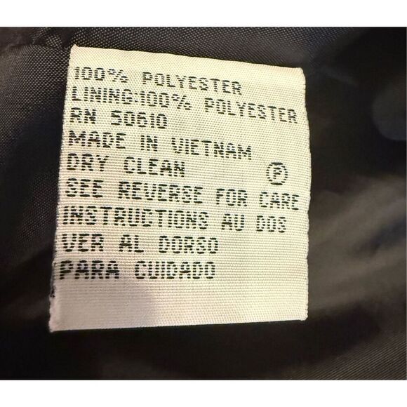 LeSuit Classic Suit Jacket/Blazer Sz. 14 High Collar Button Front - Picture 13 of 14